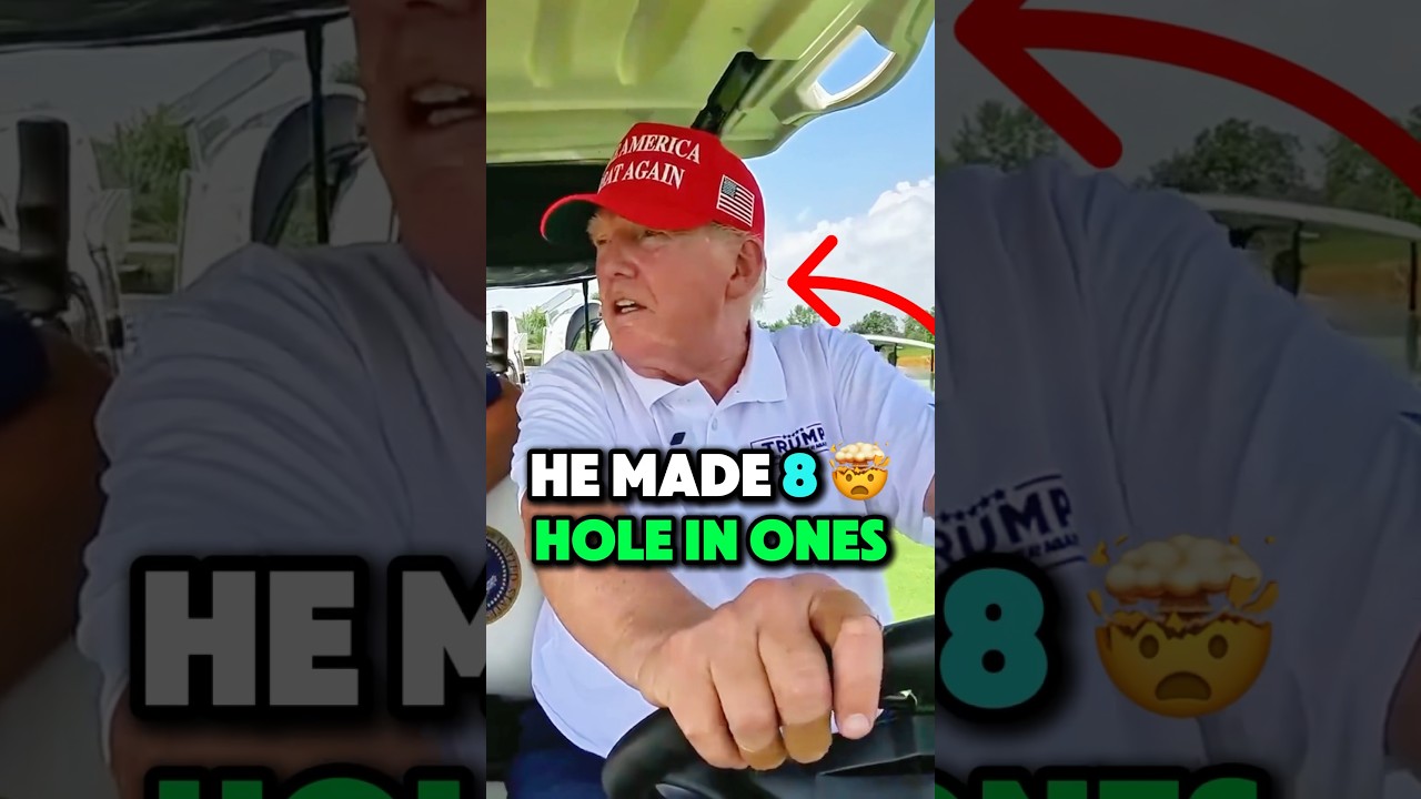 Donald Trump Makes INSANE Hole in One 🤯⛳️🏌️‍♂️