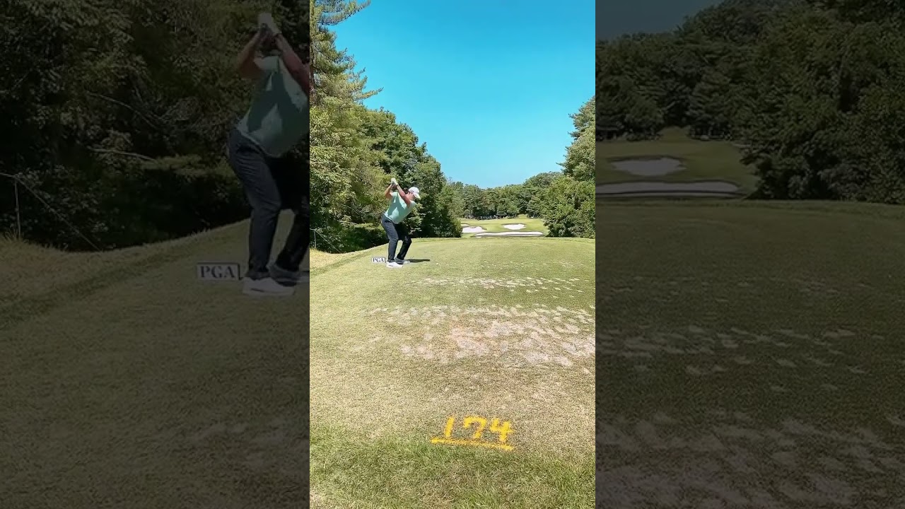 #今平周吾 プロ　第91回日本プロゴルフ選手権大会 2024 予選2日目　2024/7/5 #golf #ゴルフ #日本プロゴルフ選手権 #志野 OUT4番 #ティーショット #ショートホール