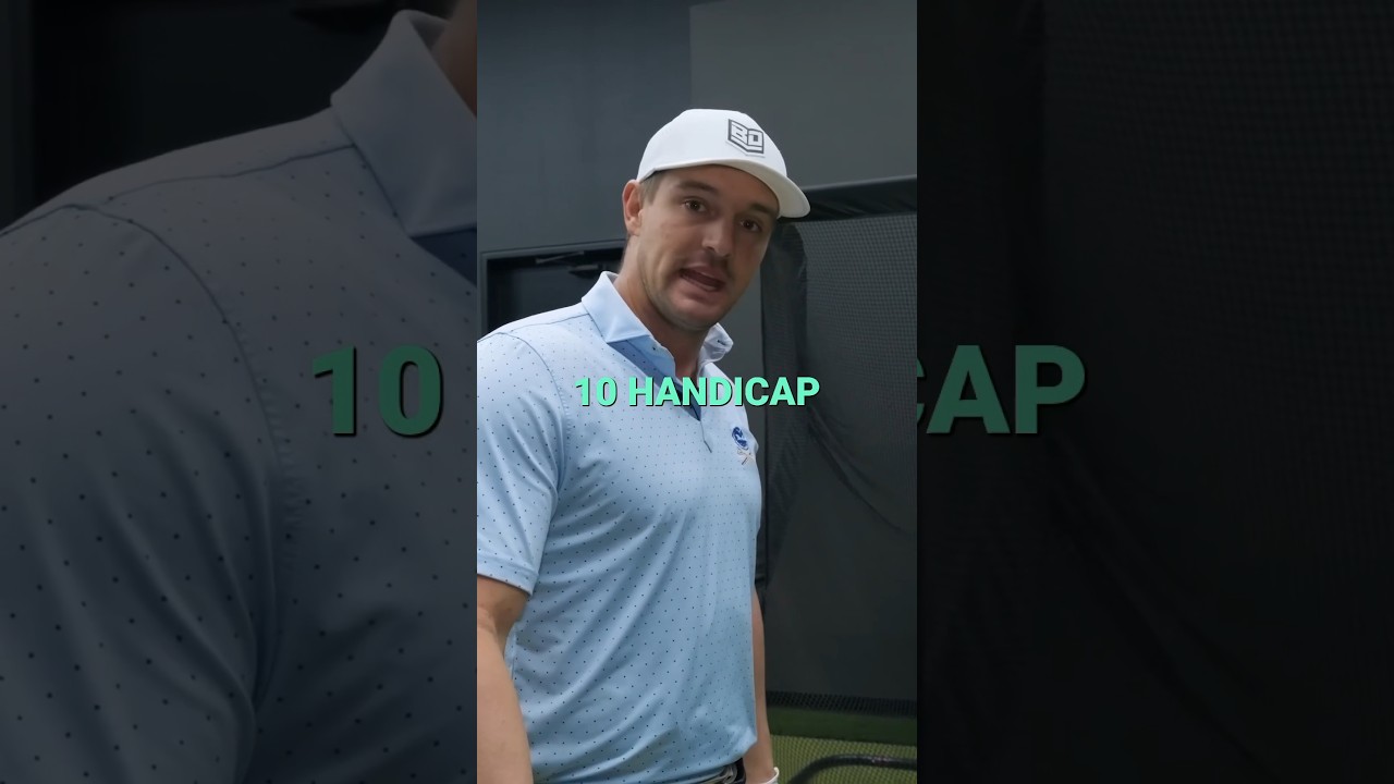 Bryson DeChambeau’s simple at-home drill to lower your handicap ⛳️ #golfshorts #golfswing