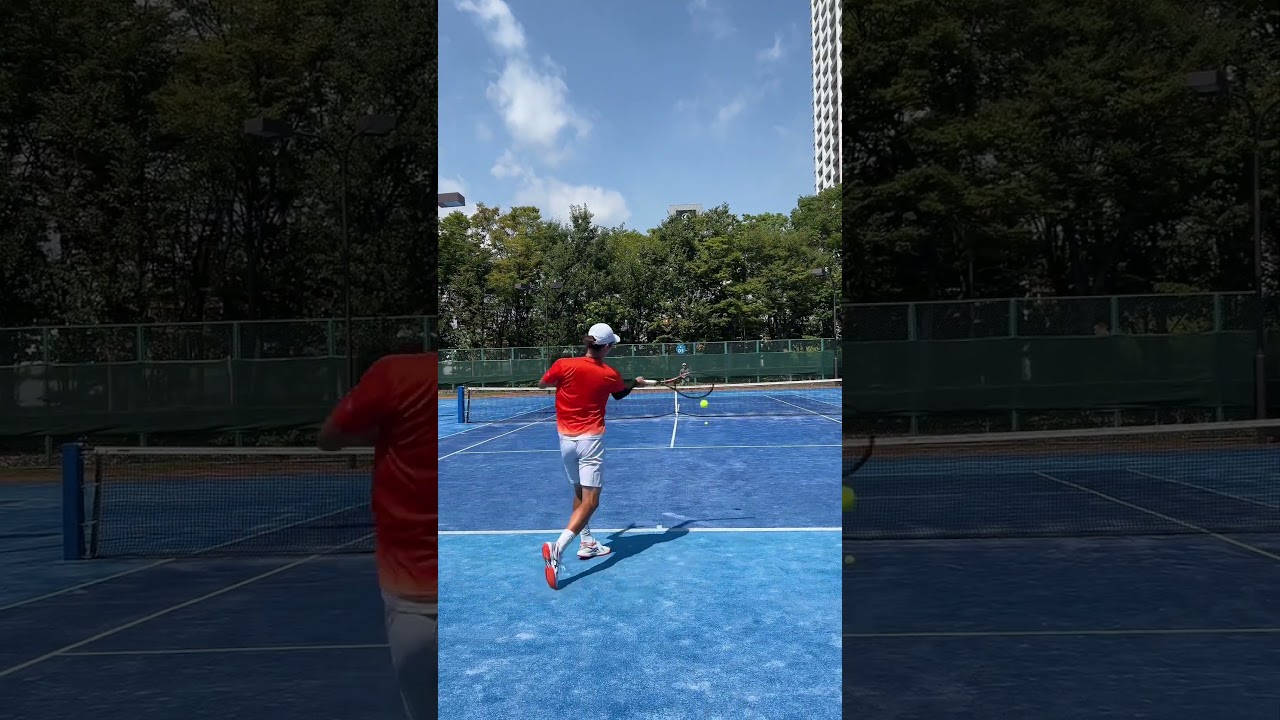 フェデラー似！かっこいいフォアハンド【#shorts】