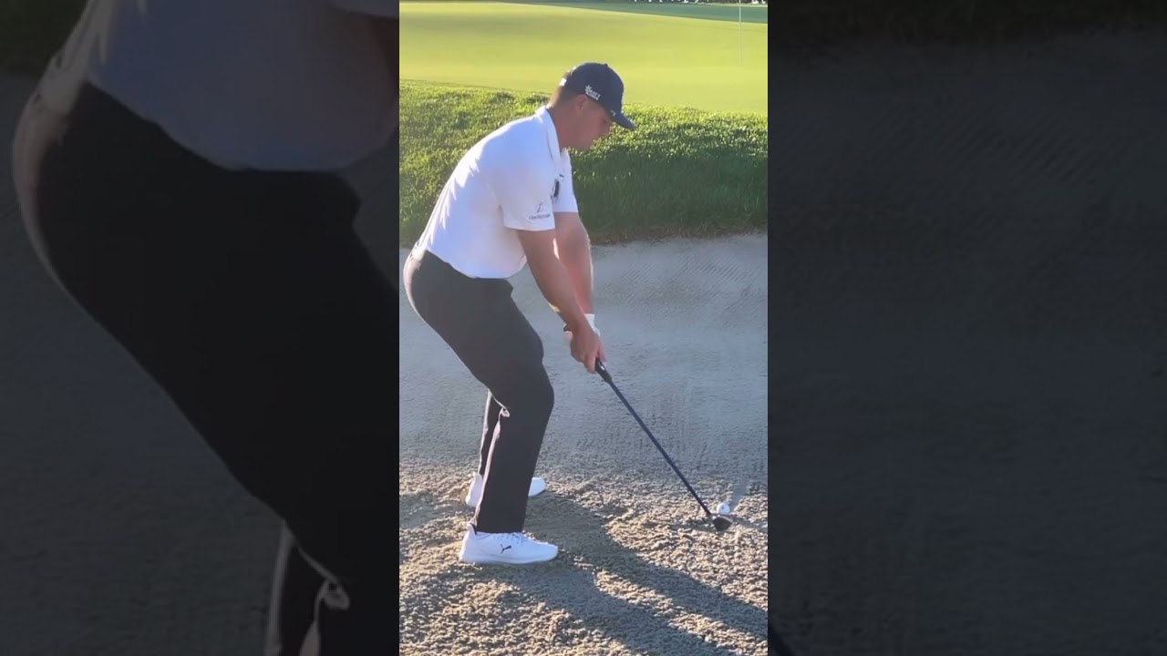 Bryson Dechambeau Bunker Swing Slow Motion