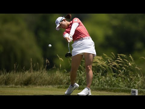 2024 Power Hitter Hinako Shibuno Fantastic Swing Motion & Slow Motion, 渋野日向子の素晴らしいスイングモーションとスローモーション