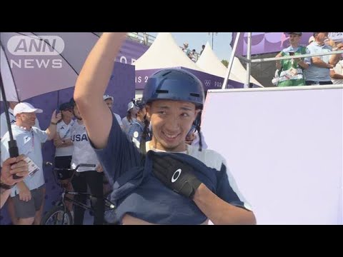 「パーフェクトすぎる！」BMX中村輪夢選手　決勝で世界初の新技炸裂！解説者も興奮(2024年8月1日)