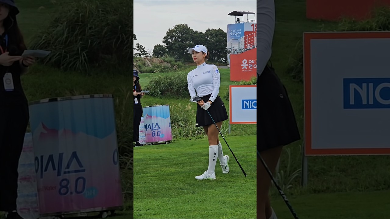 유현주, 스윙보다 패션? OK 저축은행 읏맨 오픈 1R