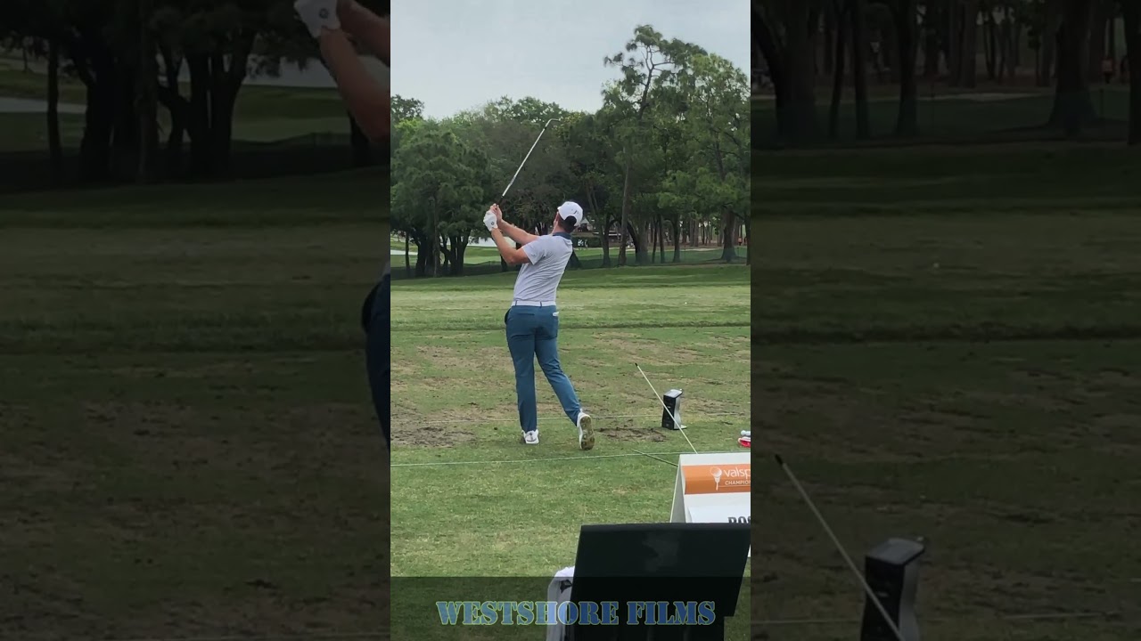 Justin Rose golf swing on the driving range Valspar Championship 2023 #shorts #golfcourse #pga