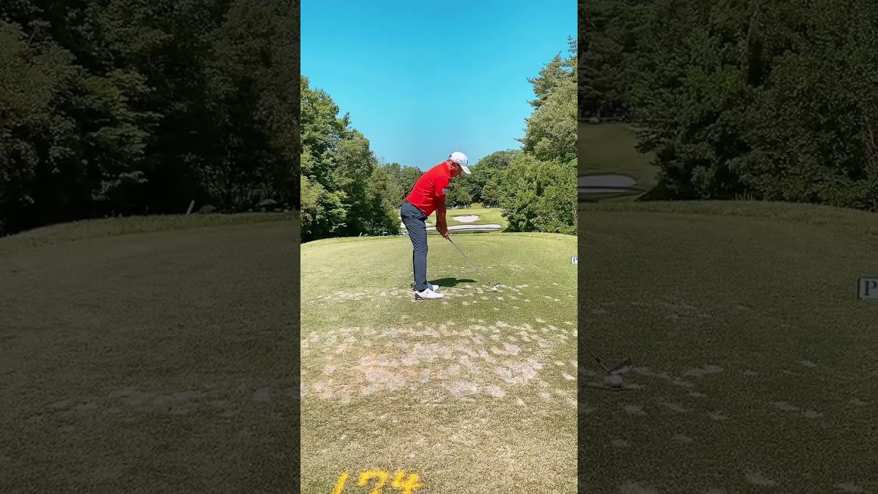 #堀川未来夢 プロ　第91回日本プロゴルフ選手権大会 2024 予選2日目　2024/7/5 #golf #ゴルフ #日本プロゴルフ選手権 #志野 OUT4番 #ティーショット #ショートホール