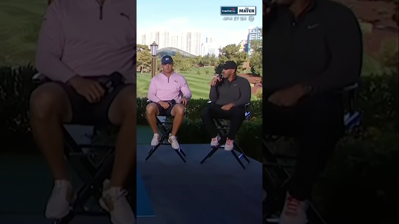 The Bryson DeChambeau and Brooks Koepka beef peak golf entertainment ⛳️ #golfshorts #golfer