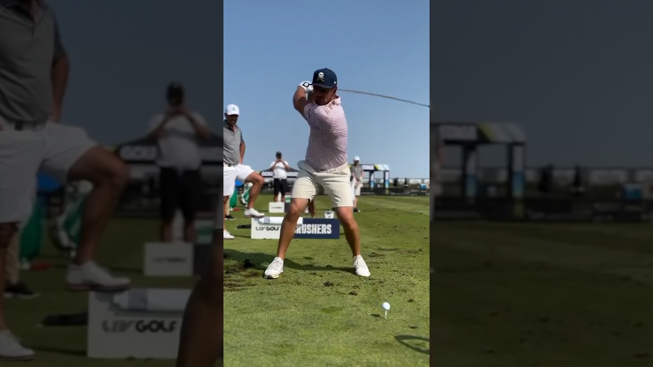 Bryson DeChambeau’s Speed Training (via ​⁠@LIVGolf )
