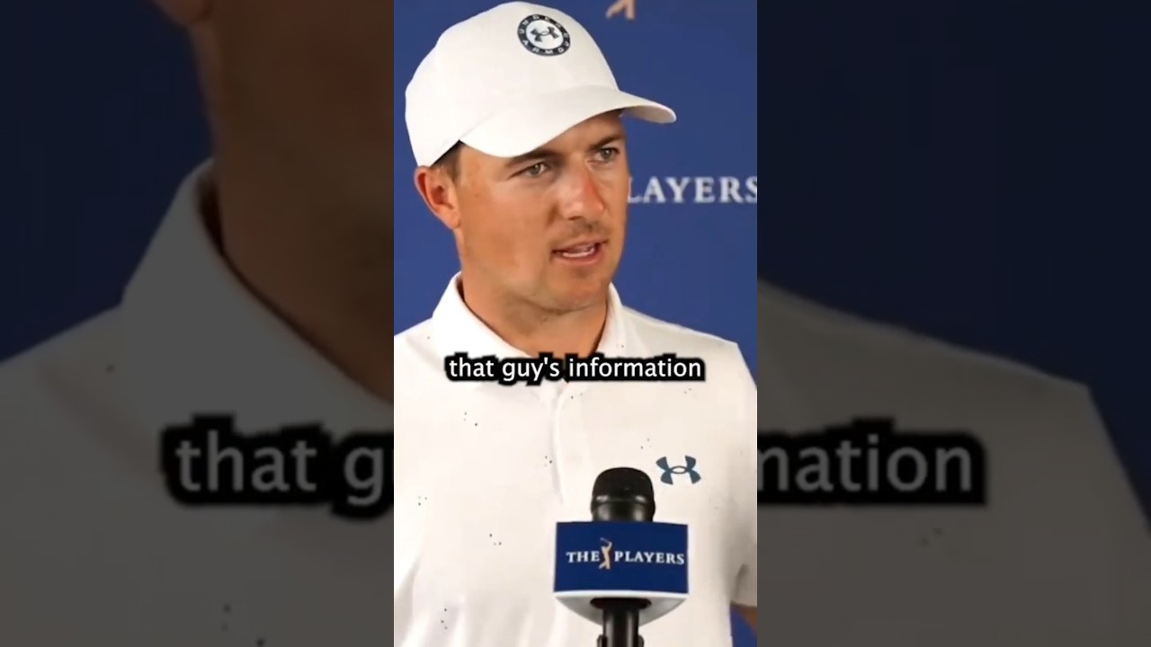 Jordan Spieth hits spectator. #shorts #funny #pga