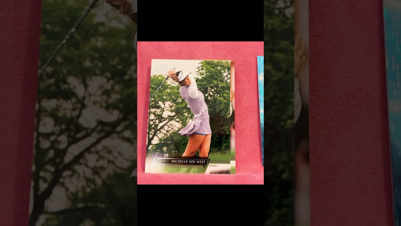 Wie West ⛳️🏌️‍♀️2024 Upper Deck Golf (hobby 6) #shorts #rdj3video #upperdeckgolf #golf #golfing