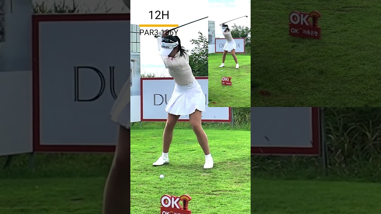 [김보미3] 선수 헤드를 던지는 듯한 턴 동작이 일품인 시원시원한 스윙....OK저축은행