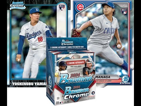 BGB1559 MLB 2024 BOWMAN CHROME HOBBY CASE GROUP BREAKS BROG水道橋 大谷翔平 山本由伸 今永昇太 野球カード ドジャース メジャーリーグ