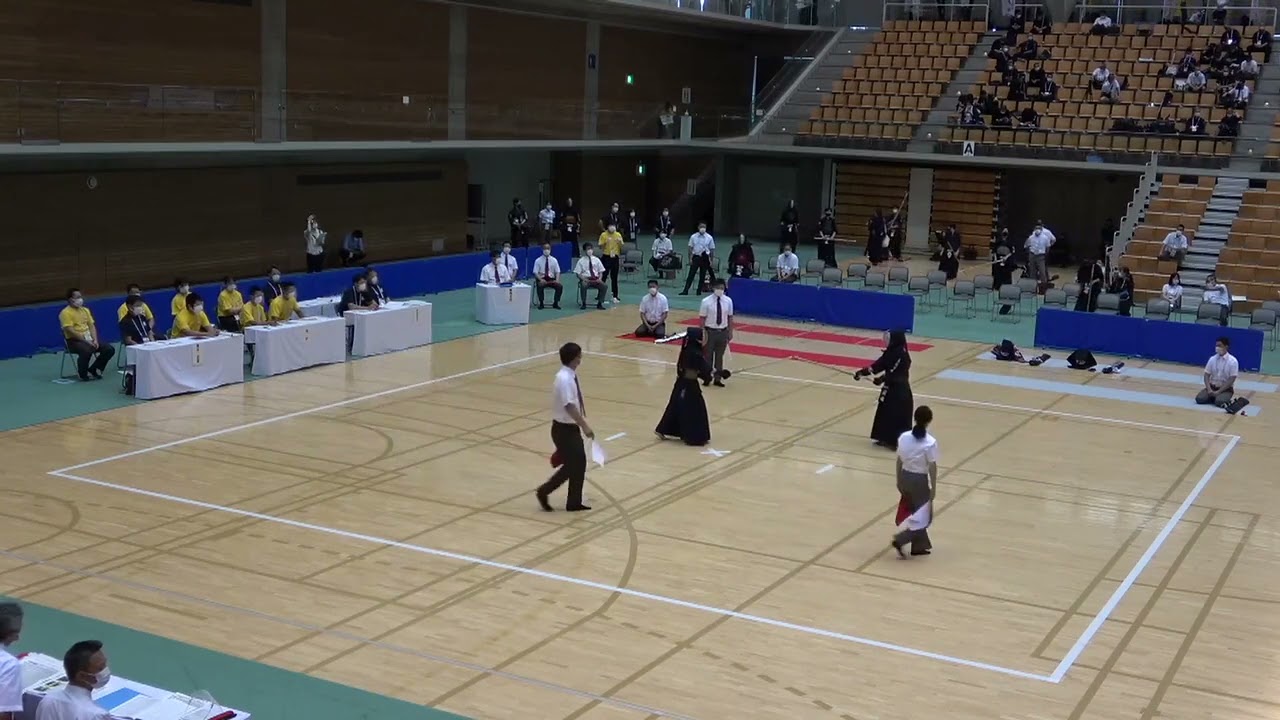 2021年IH 剣道 女子個人 一回戦 鈴木望愛 山形商(山形) vs 岡田理海花 鳥取城北(鳥取)