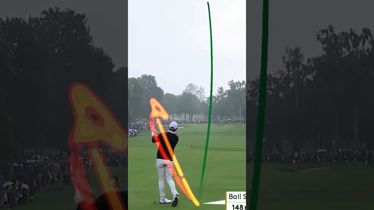 2024 No.1 Power Long Hitter Rory Mcilroy Awesome Swing Motion & Slow Motion