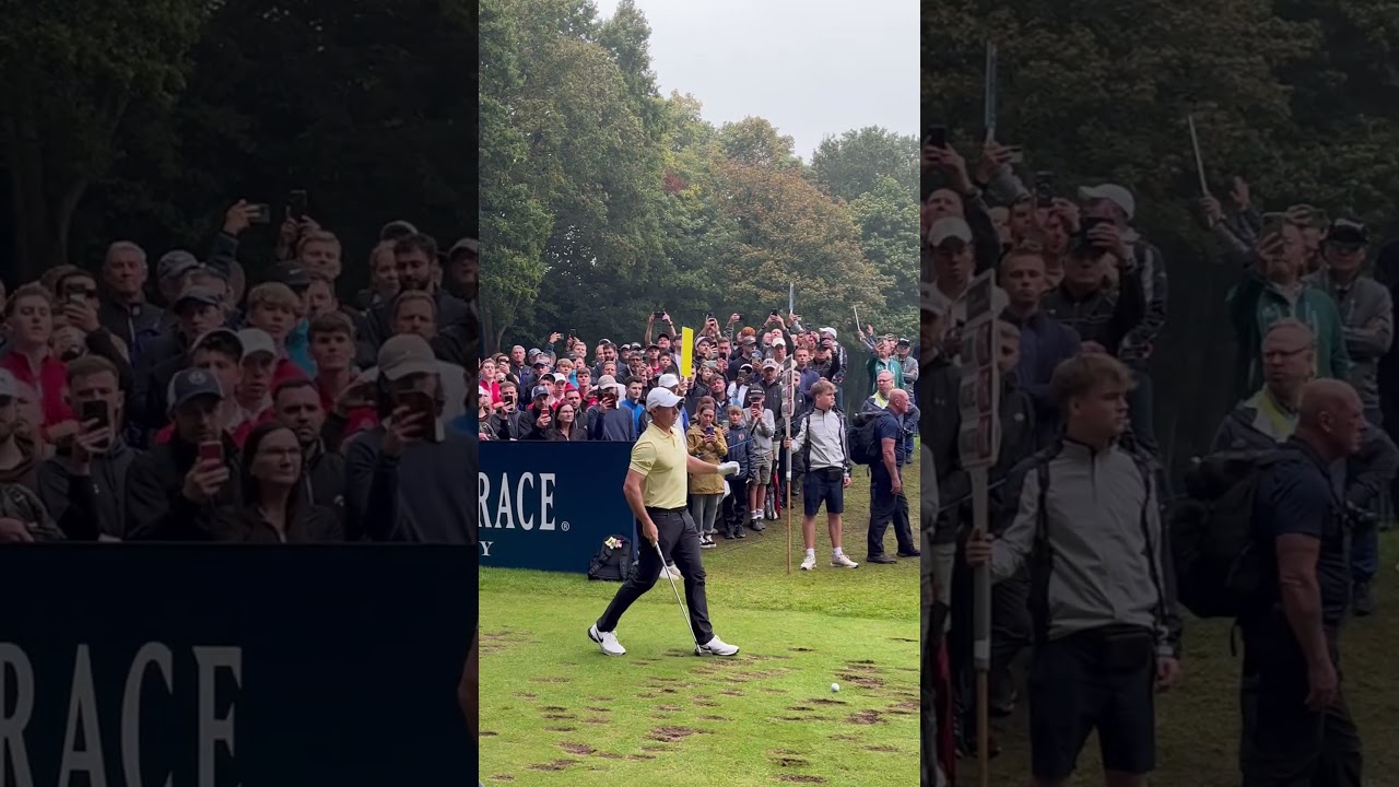 Rory Mcilroy with a tough start to the final round of the BMW PGA Championship! Can he win? #golf