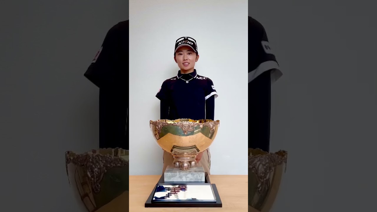 安田祐香プロ 「ミヤギテレビ杯ダンロップ女子オープンゴルフトーナメント」優勝コメント #shorts