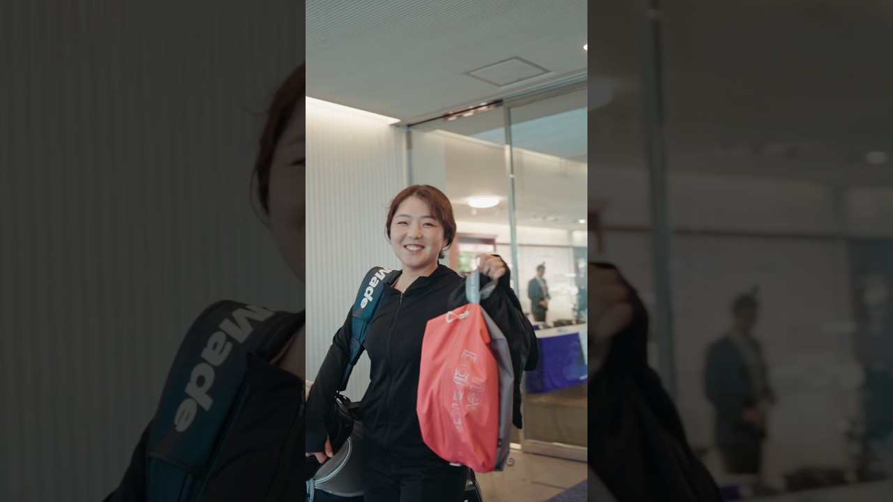 クラブハウスをあとにする選手たち｜ #ミヤギテレビ杯ダンロップ女子オープン