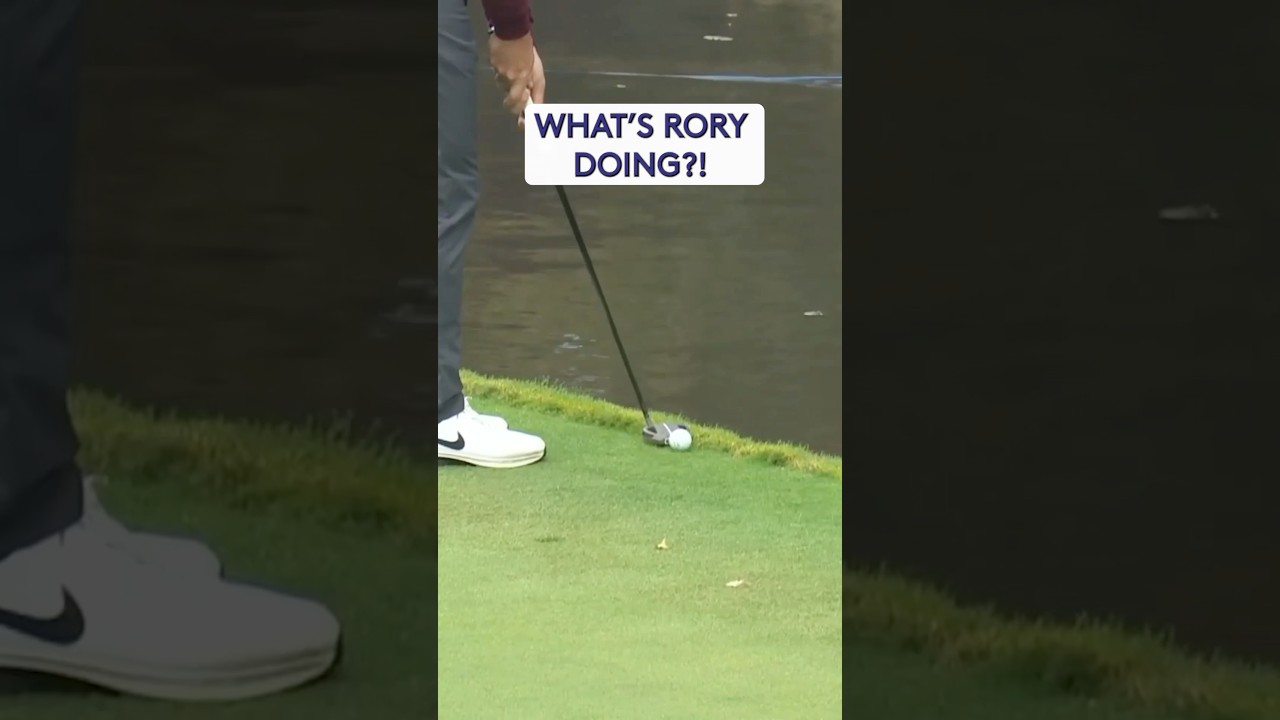 Rory McIlroy’s STRANGEST putt 👀