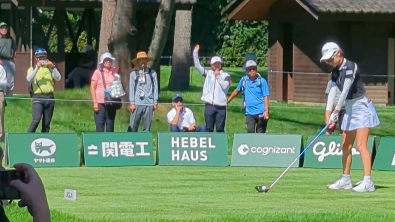 【安田祐香】日本女子オープンゴルフ選手権 2024 ティーショット  女子ゴルフ JLPGA