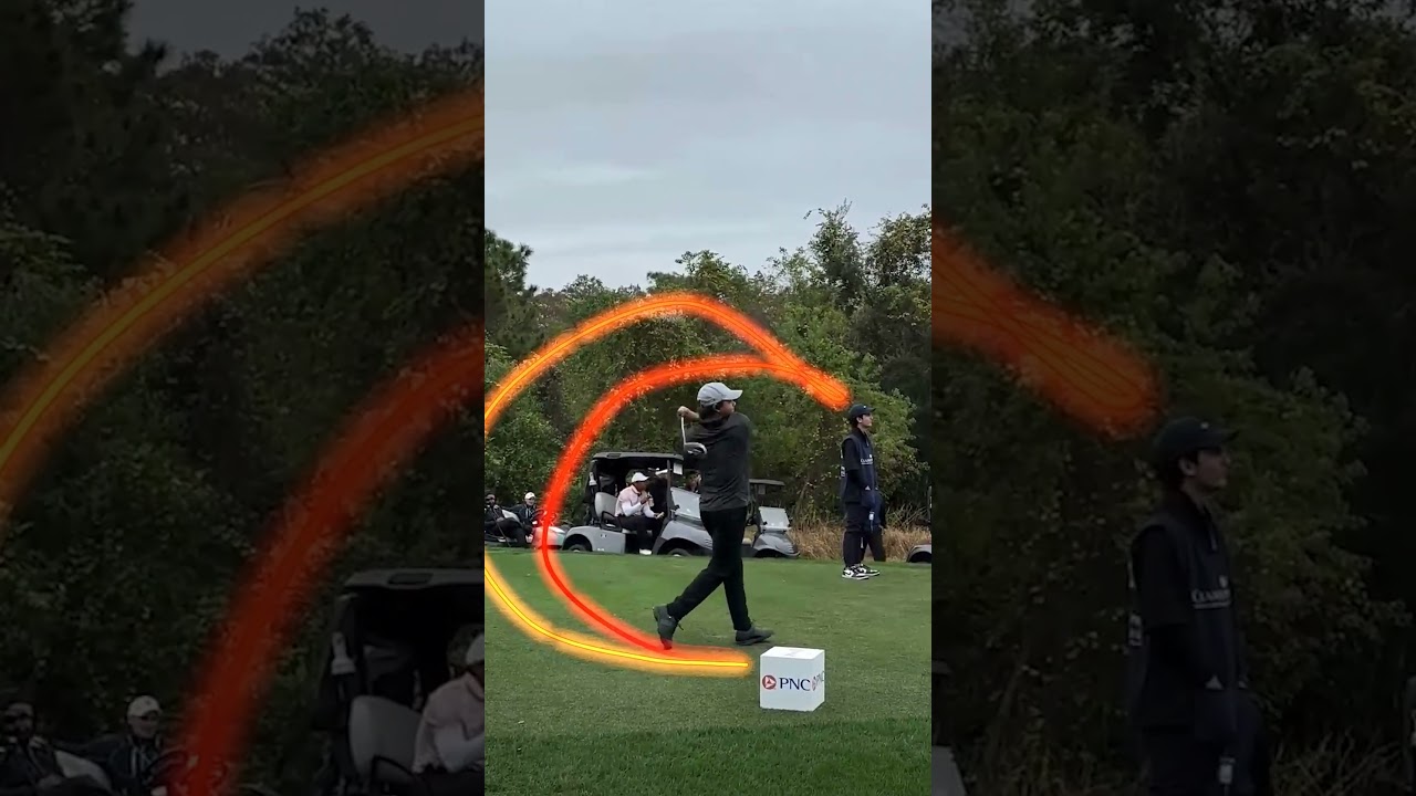 2024 Tiger Woods Son Charlie Woods Awesome Swing Motion & Slow Motion