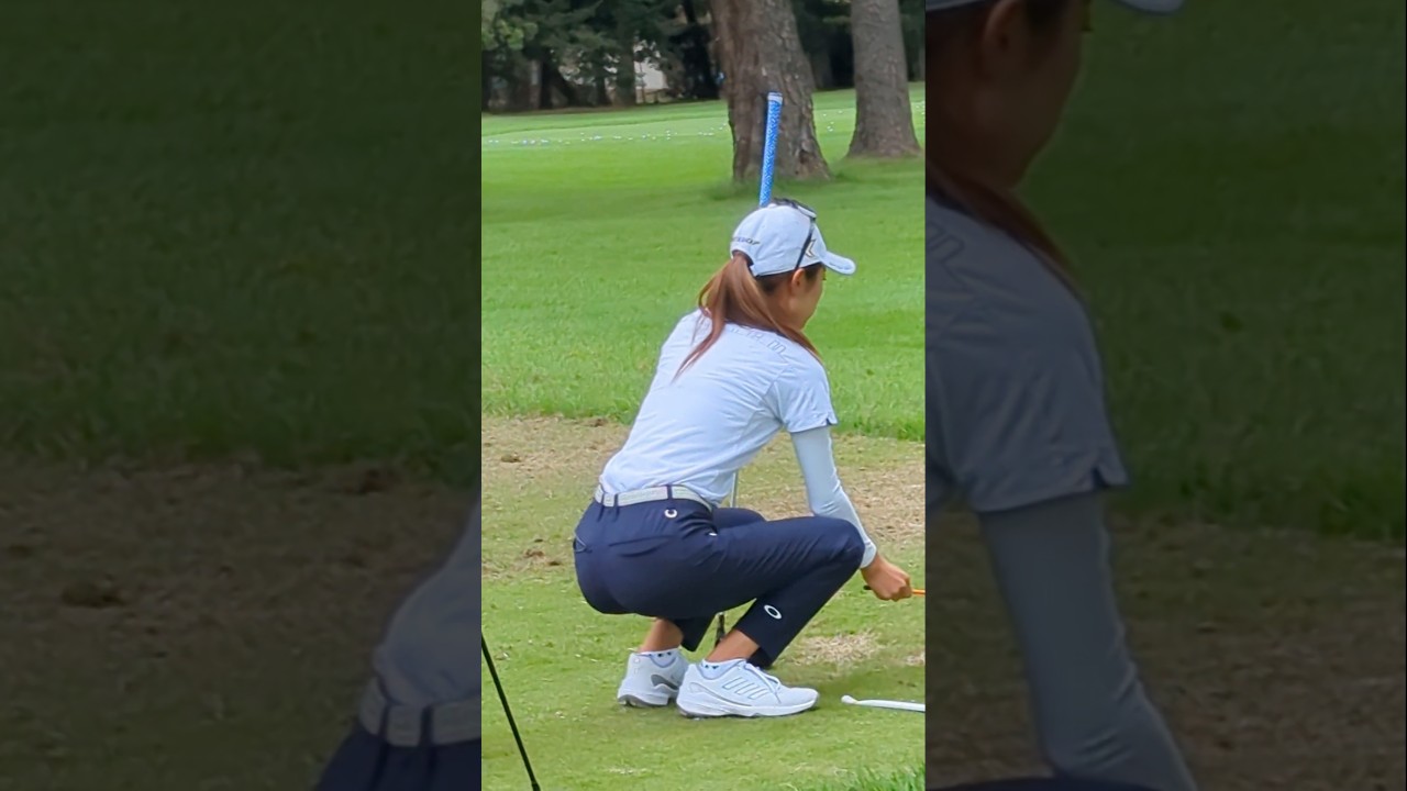 【優勝おめでとう】安田祐香  気合い入れて練習中 #安田祐香 #女子ゴルフ