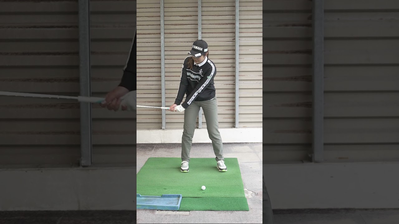 ミスを減らすアドレスのルーティン教えます #ゴルフレッスン #女子プロゴルフ #神谷そら