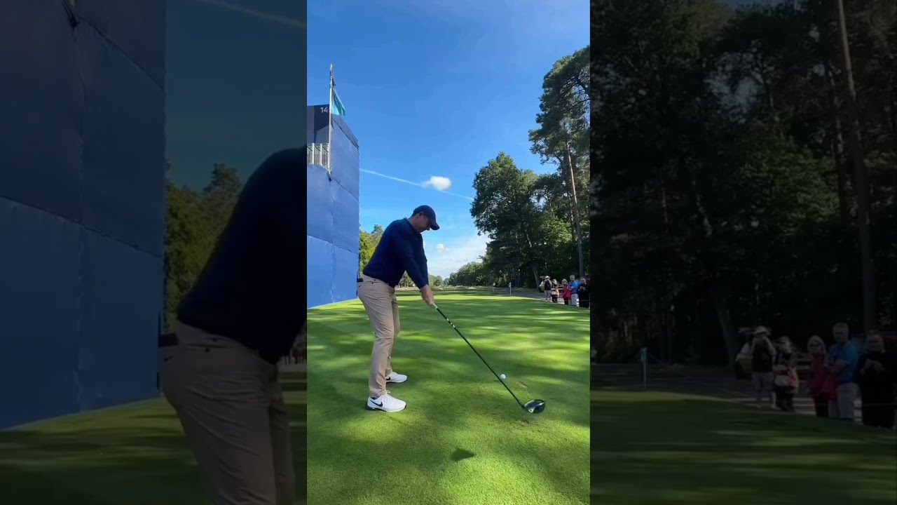 No.1 Power Long Hitter Rory McIlroy Awesome Swing Motion & Slow-motion 2024