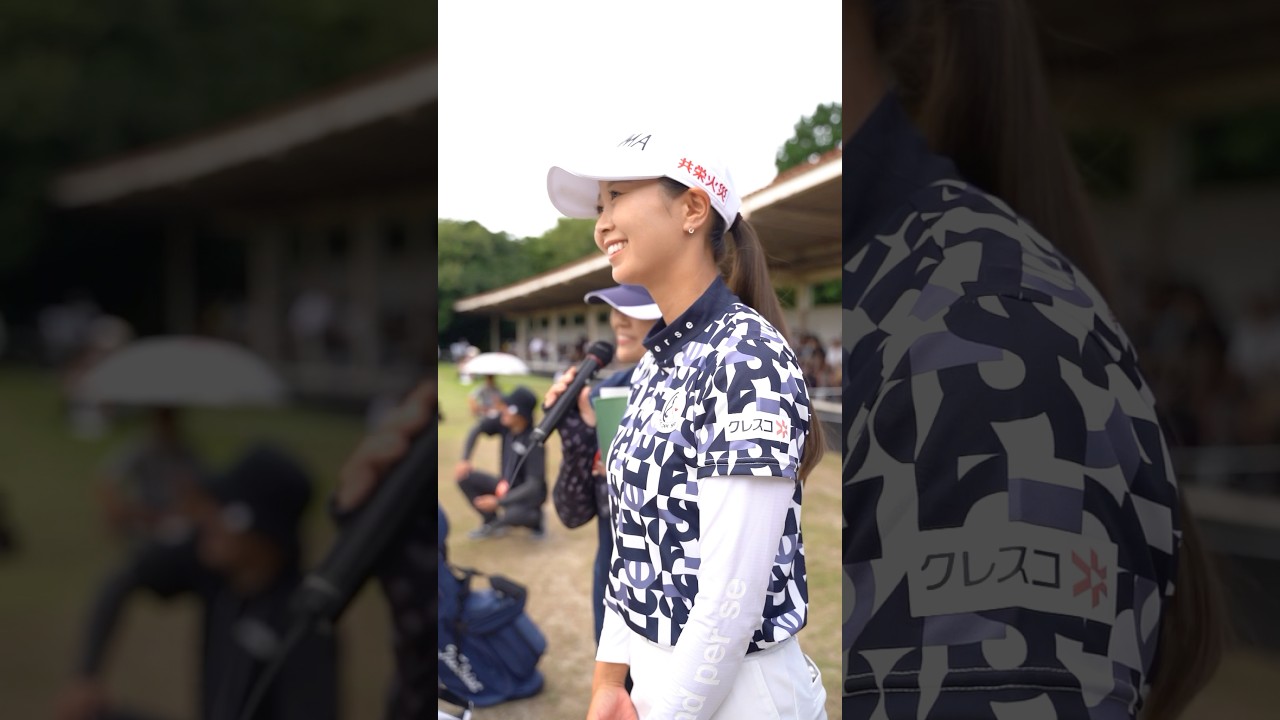 ジュニアレッスン会の様子｜ #住友生命Vitalityレディス東海クラシック