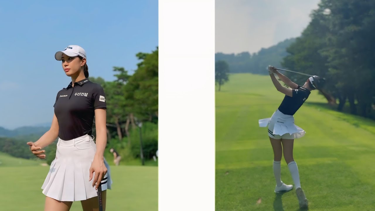 KLPGA 유현주 프로의 예술 같은 스윙 모음!!👍👍#유현주프로