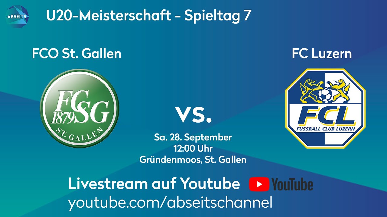 FCO St. Gallen vs. FC Luzern | U20-Meisterschaft - Tag 7 | 28.09.2024