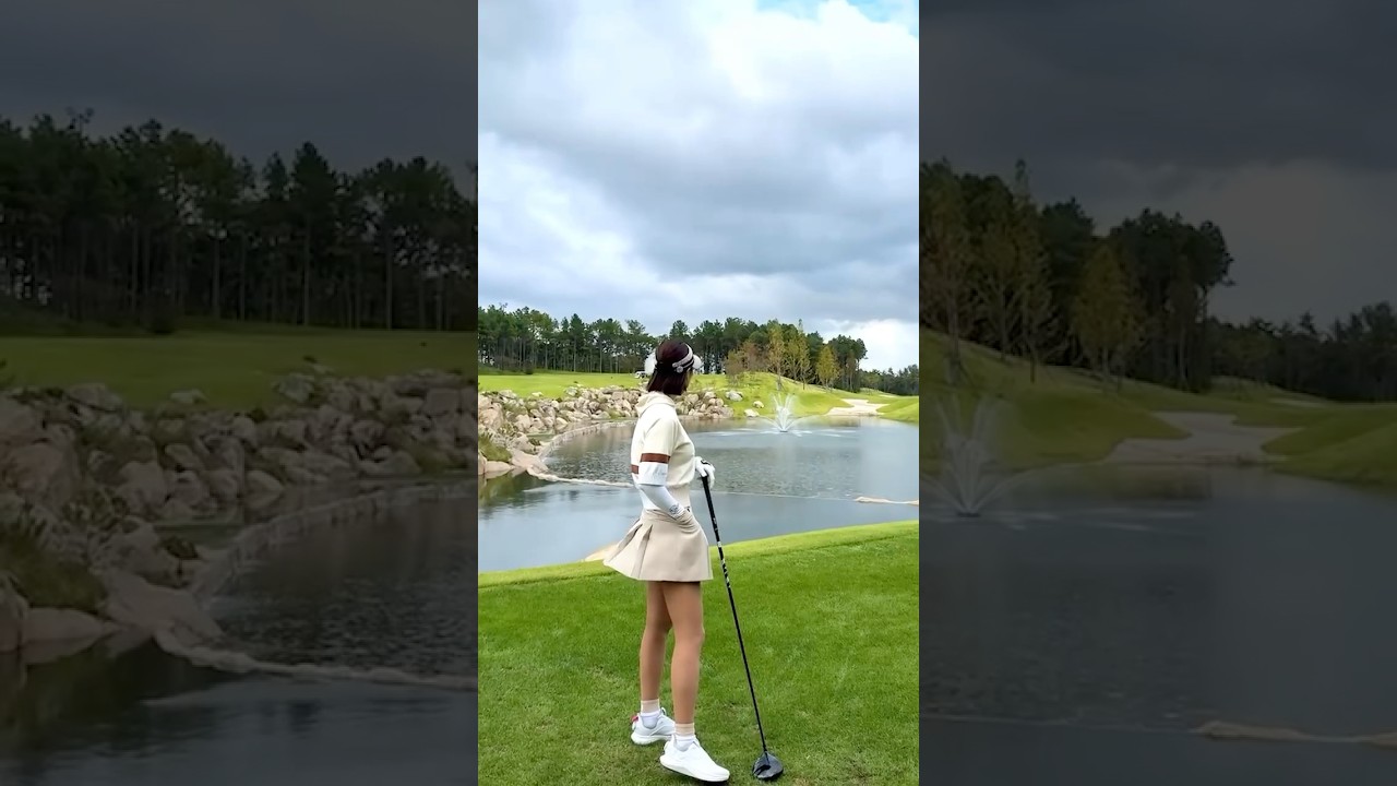 페어웨이 우드W 잘 치는 법? 🤍 | KLPGA 김하늘 @haneulkim1217 #V157 #golfswing #koreagolf