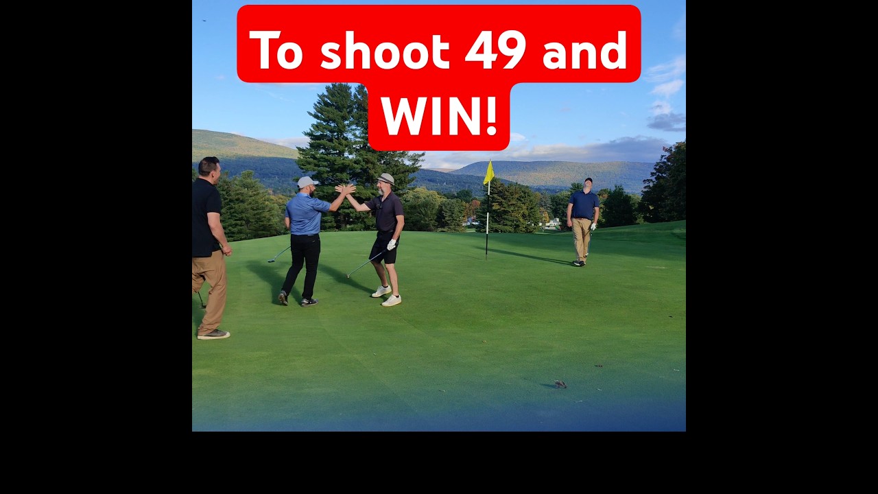 We beat Bryson Dechambeau to break 50 #golf #49 Amazong WIN!
