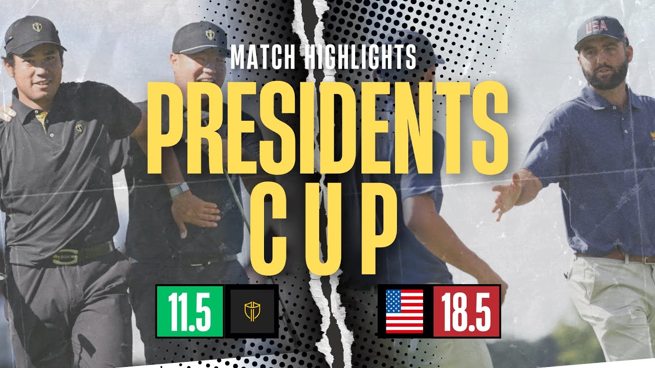 2024年プレジデンツカップハイライト！5連敗から5連勝の国際選抜、勝負の行方は？