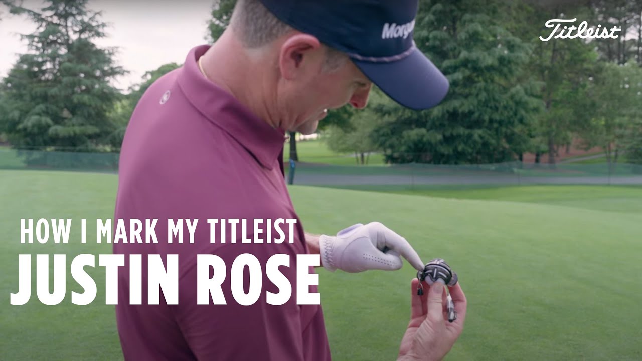 Justin Rose | A Closer Look at his Titleist Pro V1x