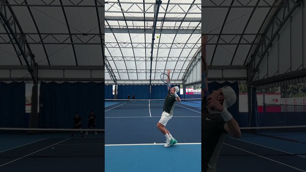 【現在世界20位】ジャック・ドレイパーのサーブを受けてみたら強烈すぎて尻もちついたw