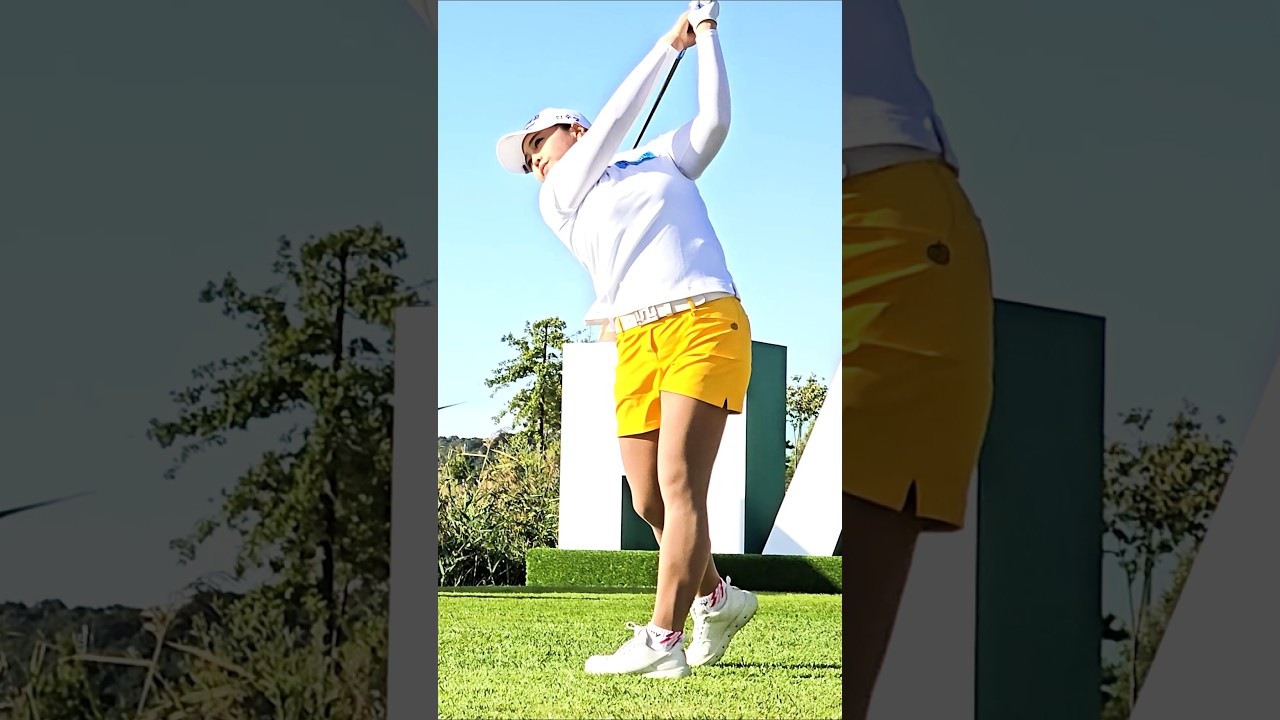 KLPGA 최고령 38세 애기엄마 안선주 프로의 녹슬지 않은 아이언 티샷