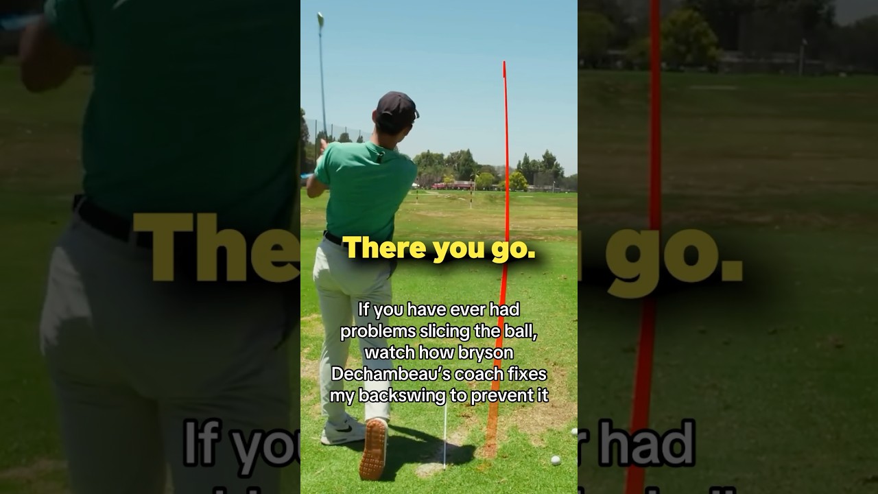 If you have ever had problems slicing the ball, watch how bryson Dechambeau’s coach fixes it