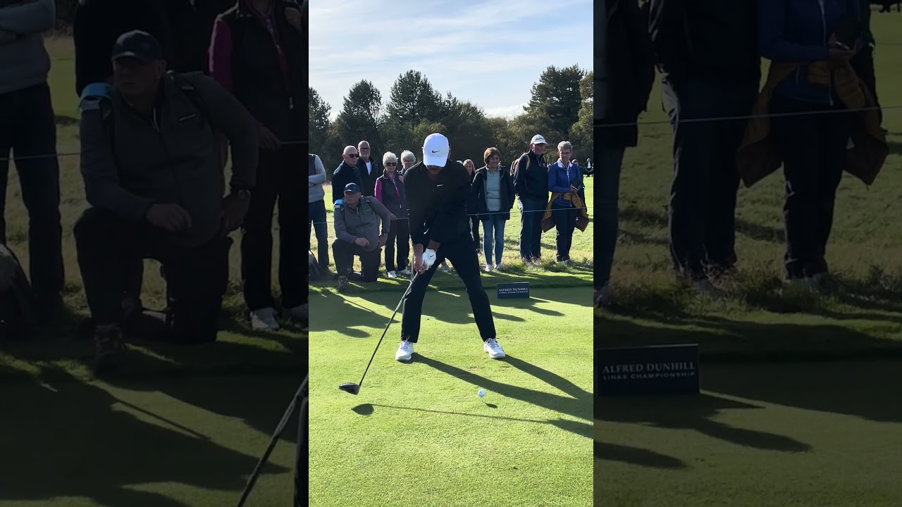 Brooks Koepka Driver Swing Front On Carnoustie 2024 #golf #golfswing