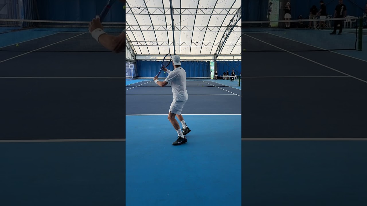 最後のコーチの返球がすごい！#shorts