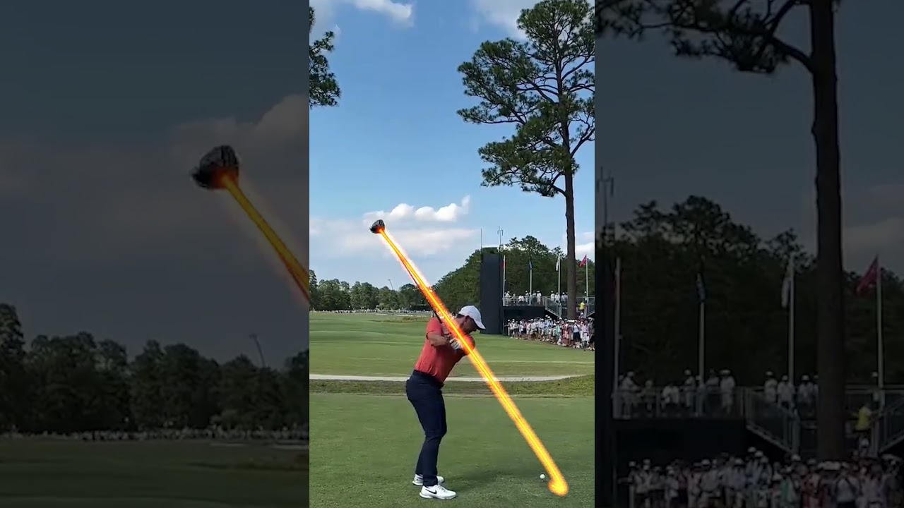 No.1 Long Hitter Rory Mcilroy Amazing Swing Motion & Slow Motion 2024