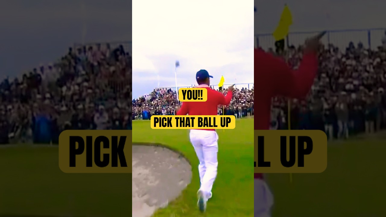 Tiger Woods being Tiger Woods #goat #golf #tiger #fyp #shorts #trending