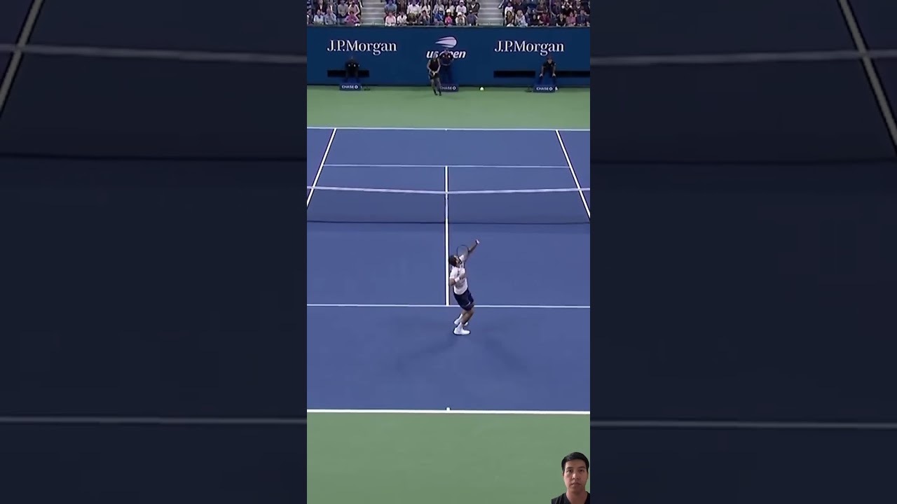 Nadal scores, Tiger Woods approved! #tennis #usopentennis #usopen #nadal