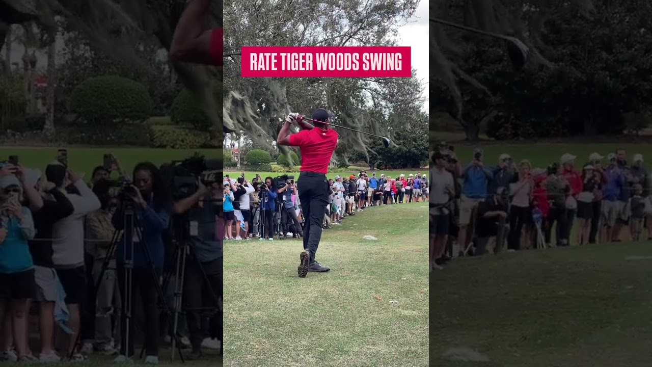 How would you rate this Tiger Woods swing? 🤔 #tigerwoods #pgatour #golf