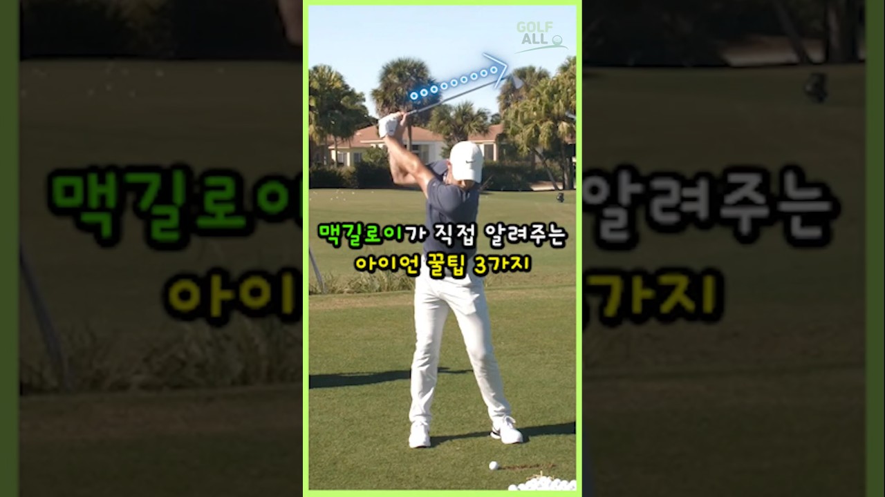 로리맥길로이 선수가 알려주는 아이언 꿀팁3가지