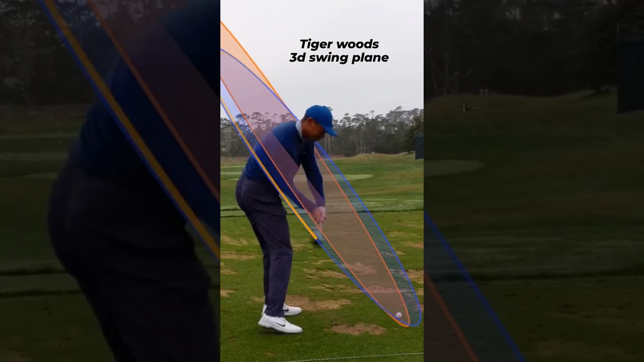 @tigerwoods 2019's 3d swing planeMade by shashot app. #golfswing #골프 #golf #골프스윙 #ゴルフスイング #ゴルフ