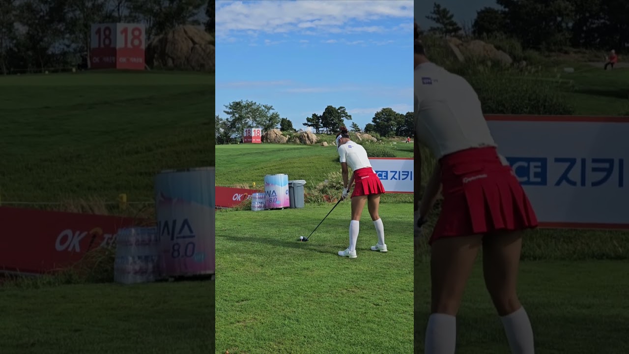 유현주 드라이버 티샷 #klpga #golfswing #골프스윙