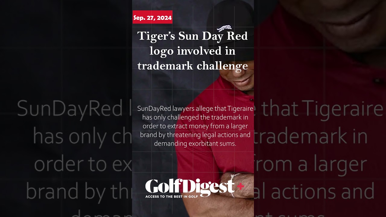 Tiger Woods and SUN DAY RED Are Getting Sued  #golf