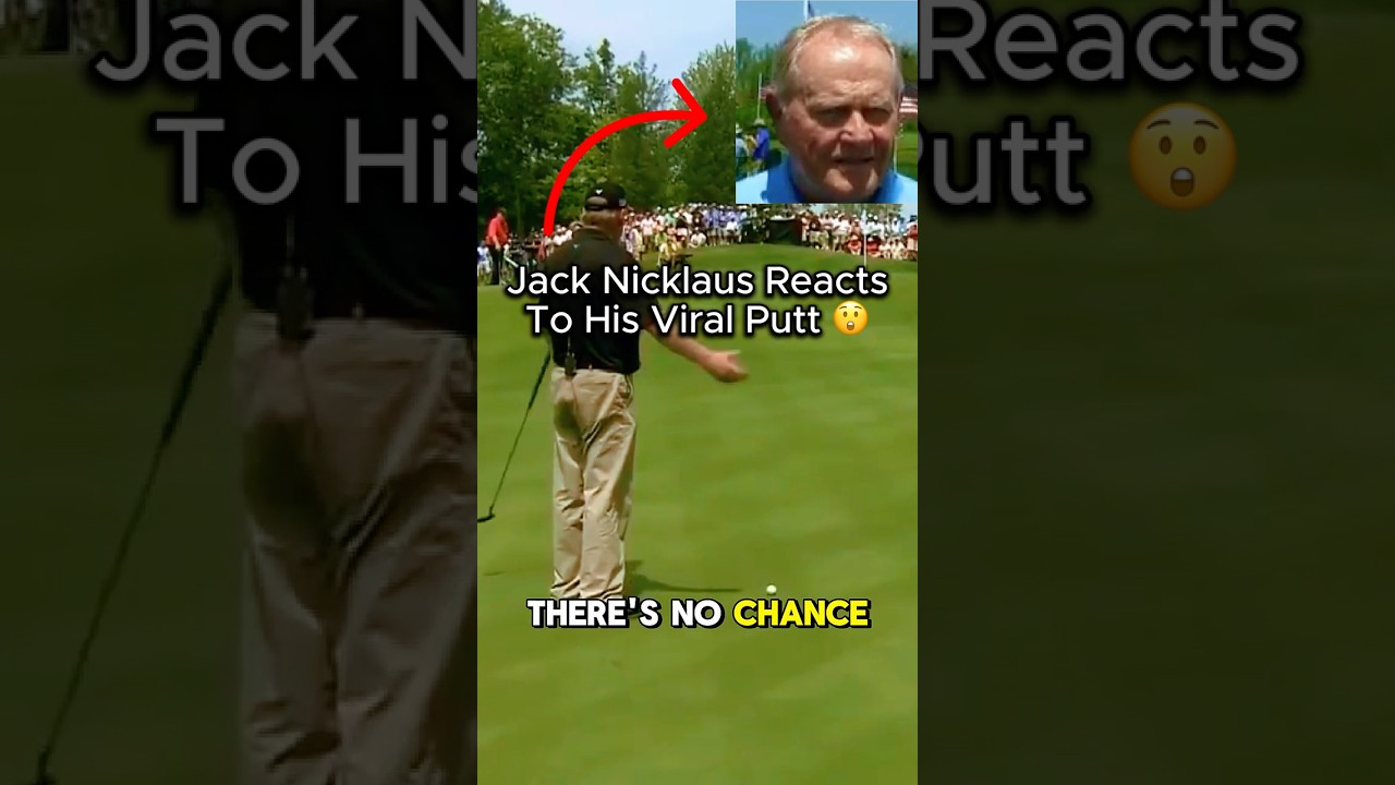 Jack Nicklaus Reacts to His Viral Putt ⛳️