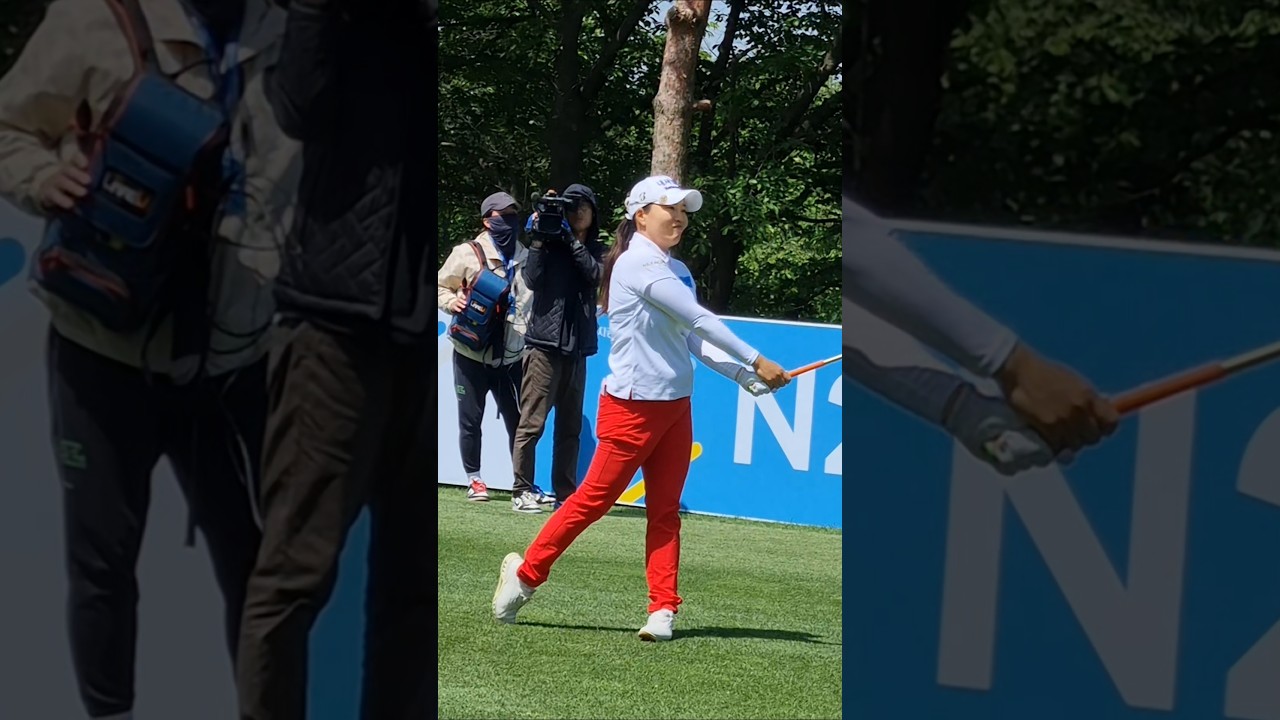 🏌🏾‍♀️ '다이어트에 성공한 안선주' 🏌🏾‍♀️ #안선주 #골프 #klpga #스윙 #크리스에프앤씨 챔피어십