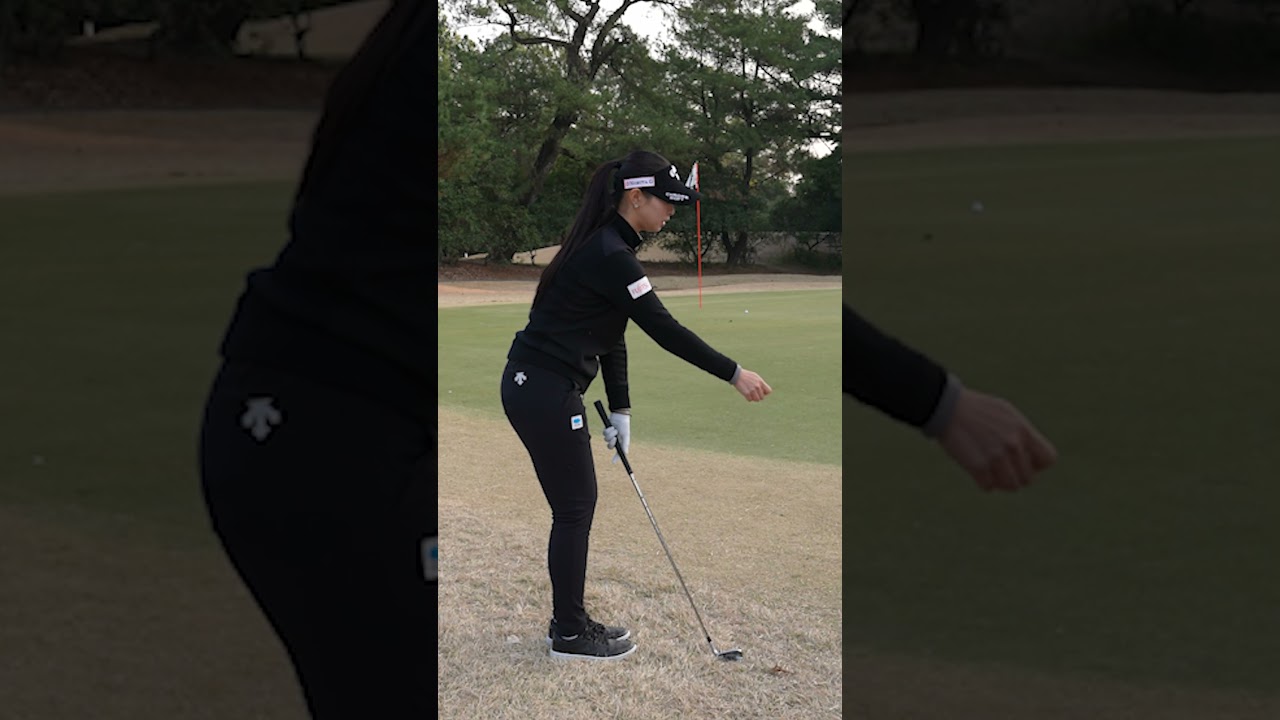 【重要】ランニングアプローチはパターと同じ！ #ゴルフレッスン #柏原明日架